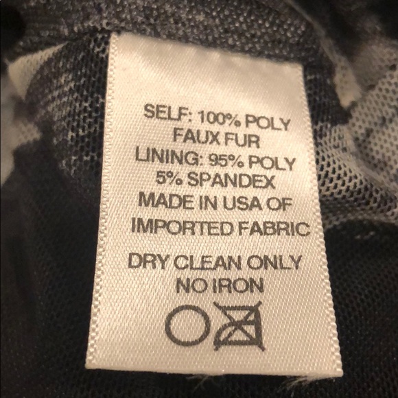 JOHANNE BECK black faux fur top / jacket - bought from Neiman Marcus - Picture 4 of 6